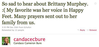 Illustration for article titled Celebs Continue To Mourn Brittany Murphy; Moby's Neighbors Smoke Crack